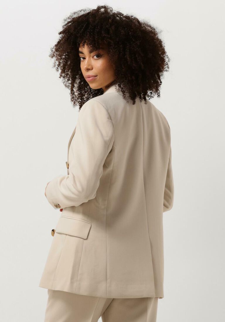 SECOND FEMALE beige second female blazer evie fitted blazer