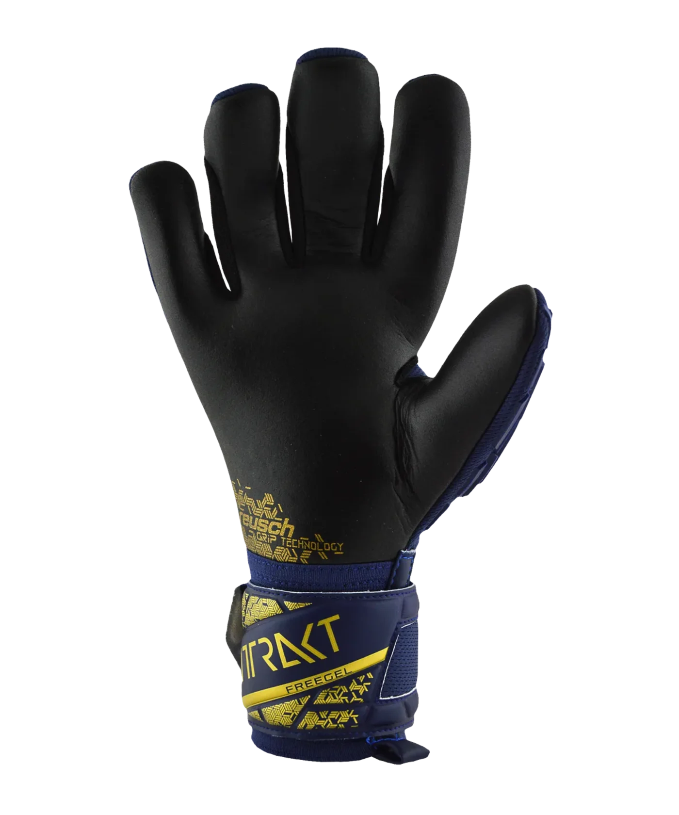 Reusch Attrakt Freegel Silver TW-Handschuhe Night Spark 2024 Blau Gold Schwarz F4411