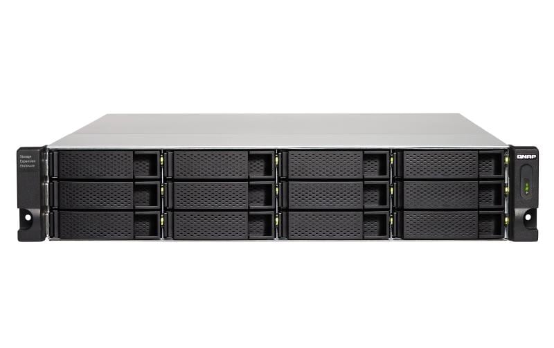 NAS-Erweiterungsgehäuse 12-bay 2U RM<br>QNAP 12-bay 2U RM Erweiterungseinheit