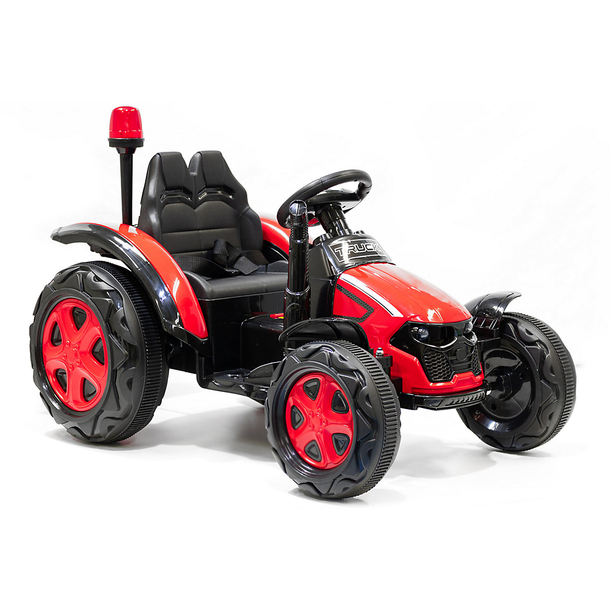 Kidcars Kinder Elektro Traktor 2X30W 12V 7Ah 2.4G RC inkl Anh&auml;nger gr&uuml;n
