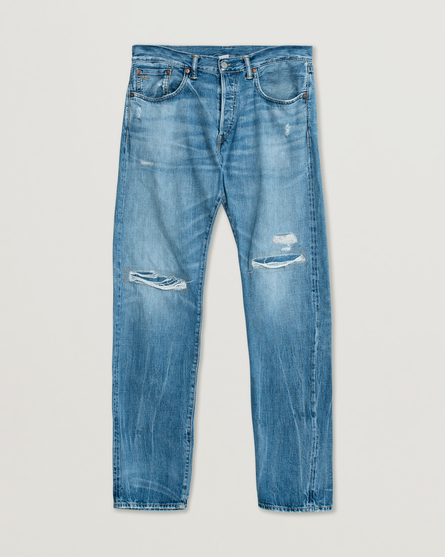 RRL Slim Fit 5-Pocket Denim Light Wash W33