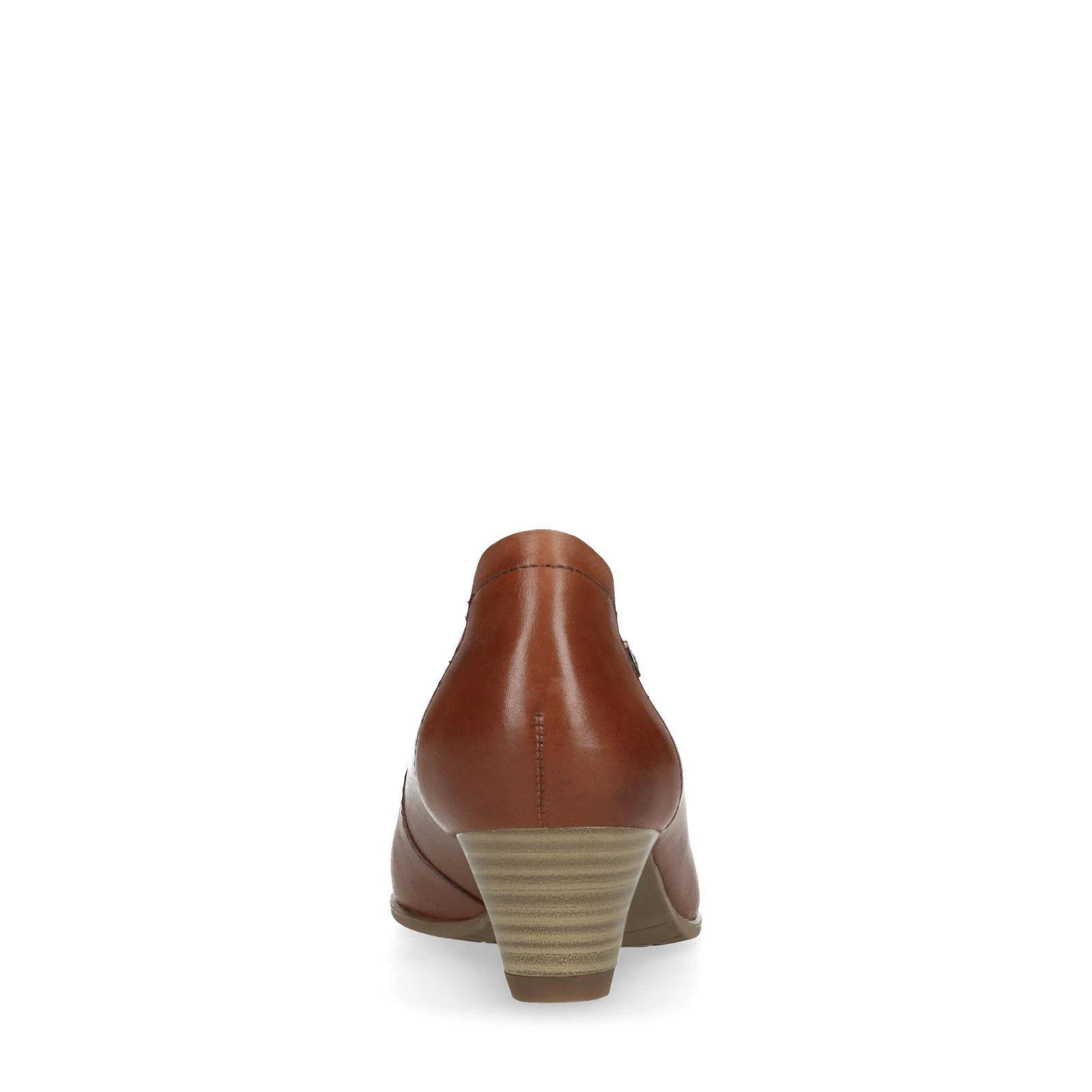 No Stress leren pumps cognac