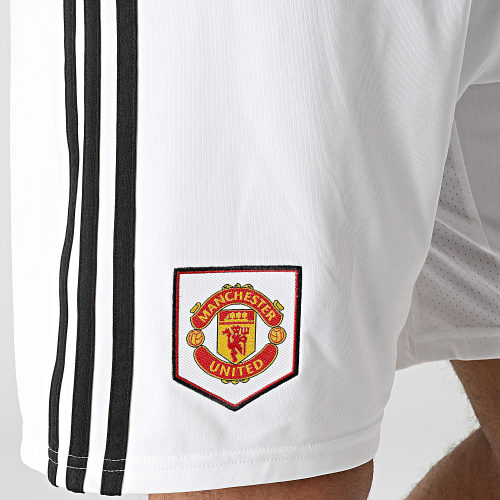 Short Jogging A Bandes Manchester United H13888 Blanc