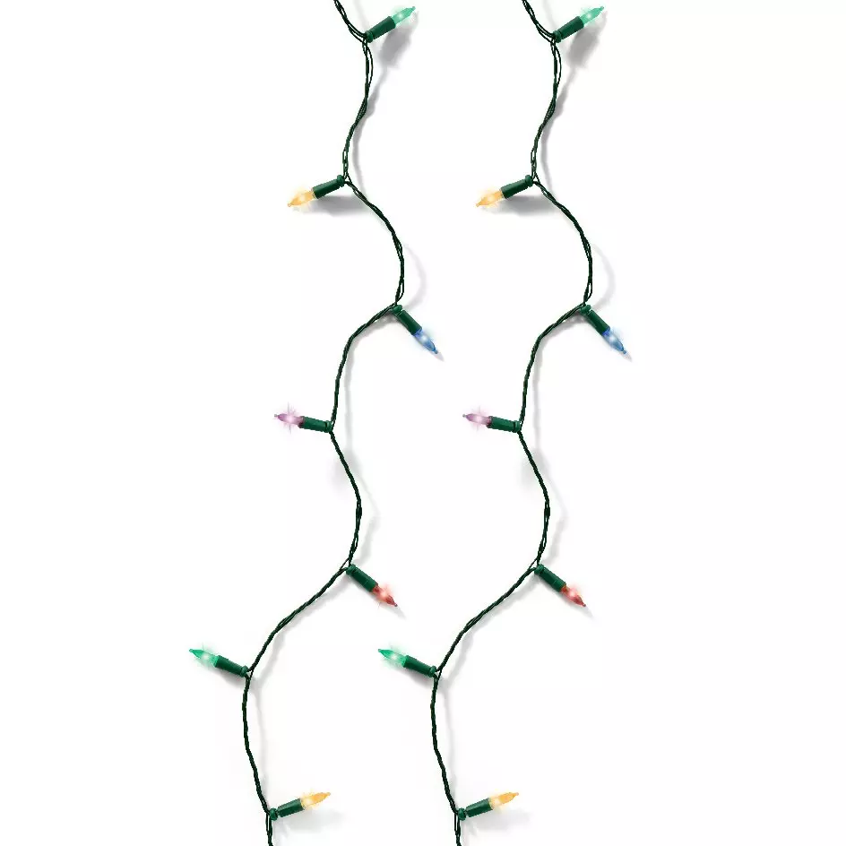Guirlande lumineuse 18 m 180 LED câble vert Twinkle Multicolore