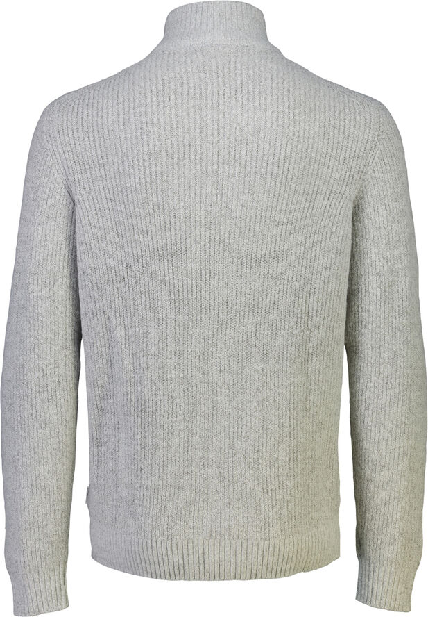 Lindbergh Stand-up collar knit Grå
