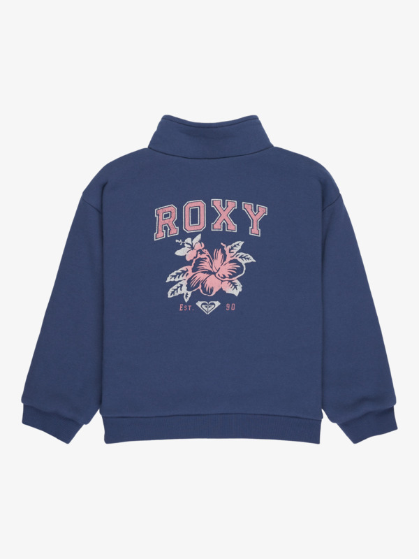 Different Rythme Sweat à capuche zippé avec doublure en sherpa Bleu Fille 4-16