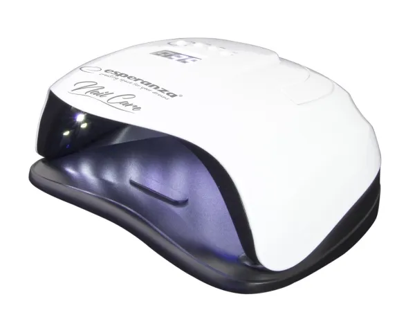 Esperanza UV LED Diamond nail lamp hybrid varnish white (EBN007)