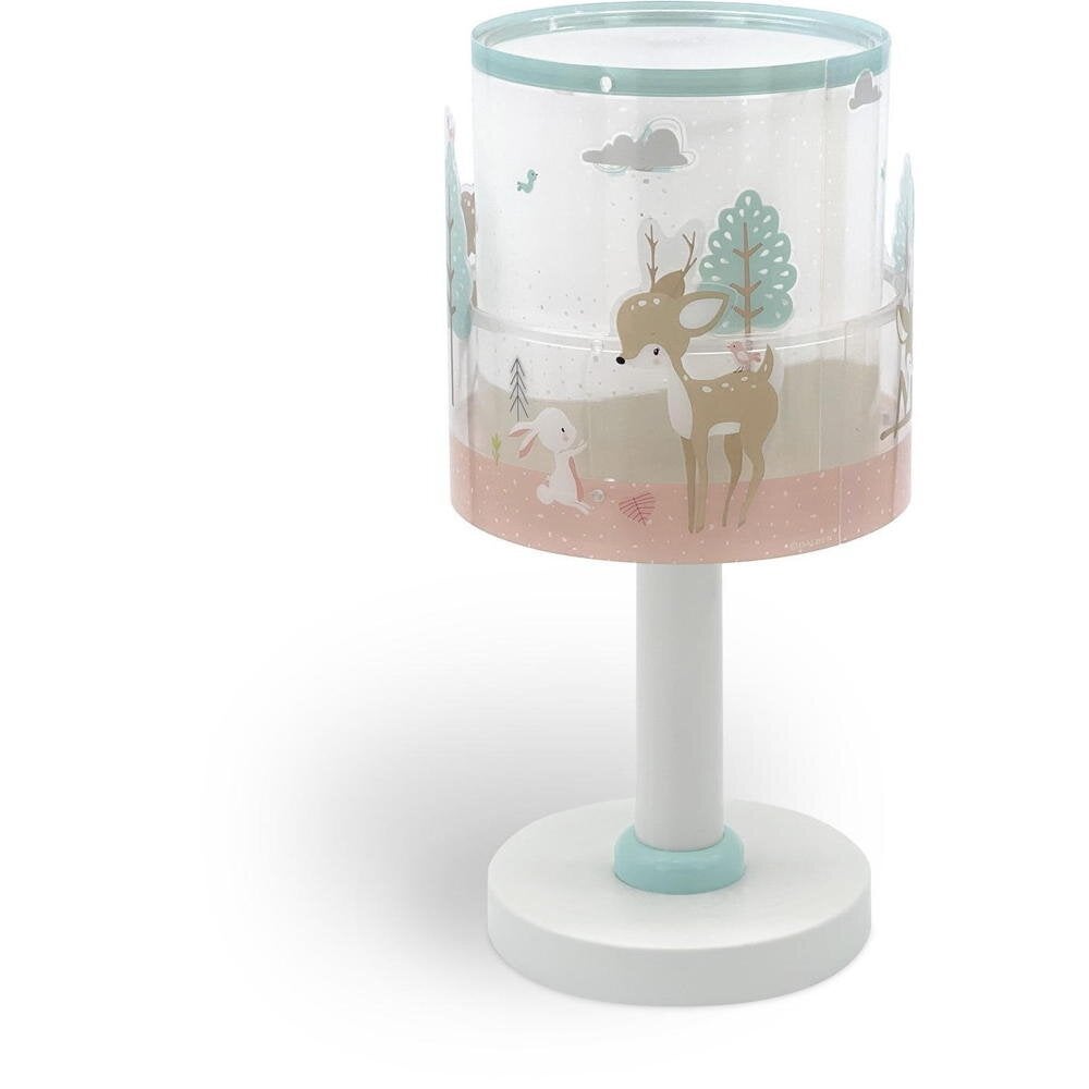 Loving Deer tafellamp in wit en roze E14