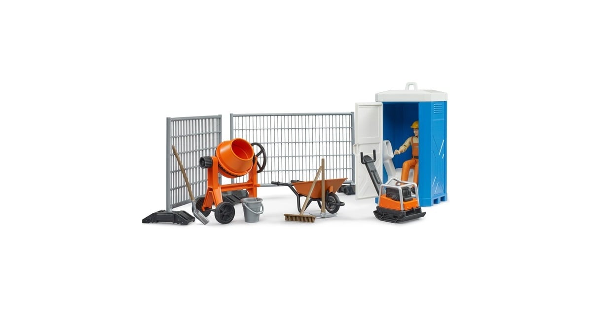 bruderbworld bouwplaatsset  Decors  (62008)