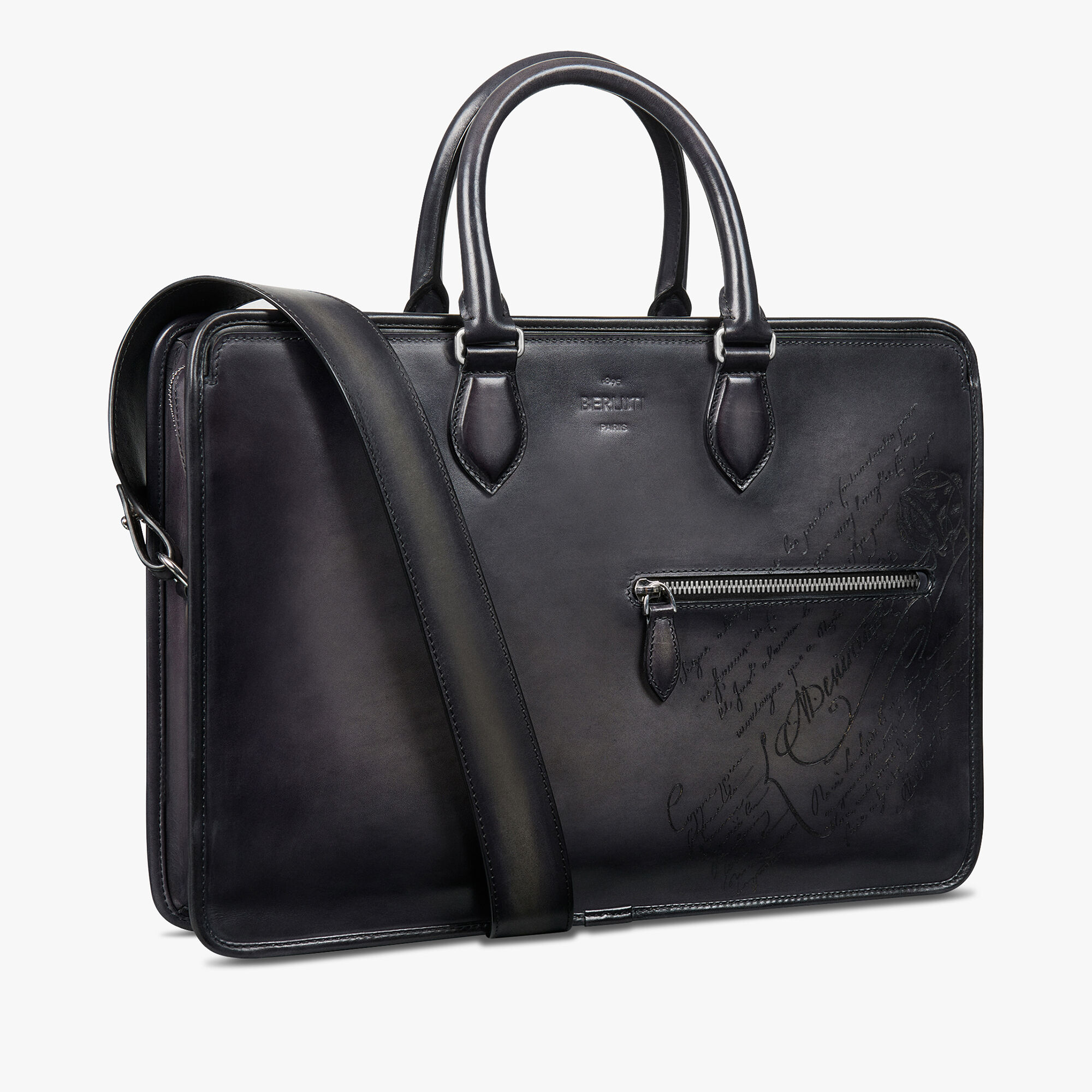 Cartable Un Jour En Cuir Scritto