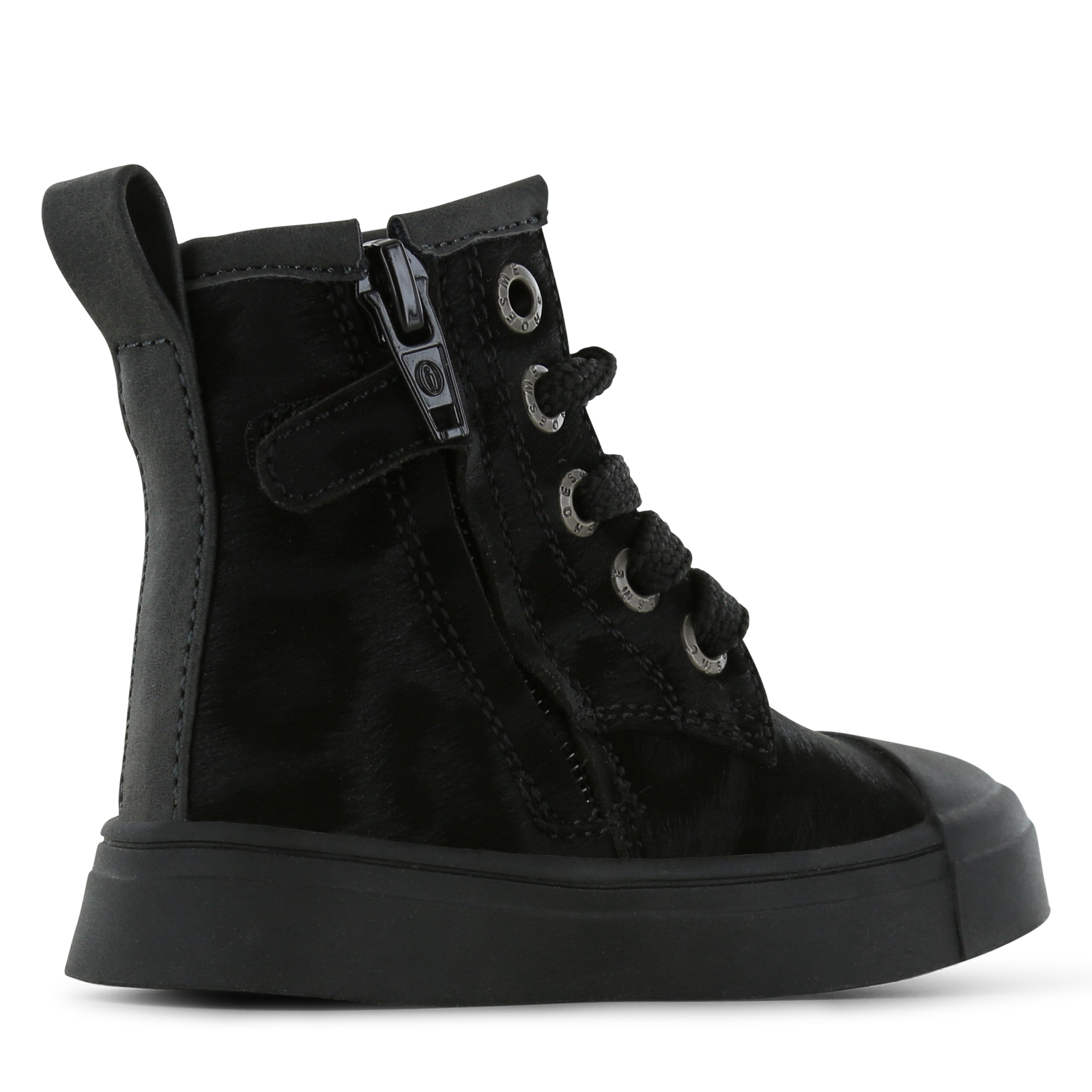 Shoesme schwarzer Schnürschuhe mit Leopard
