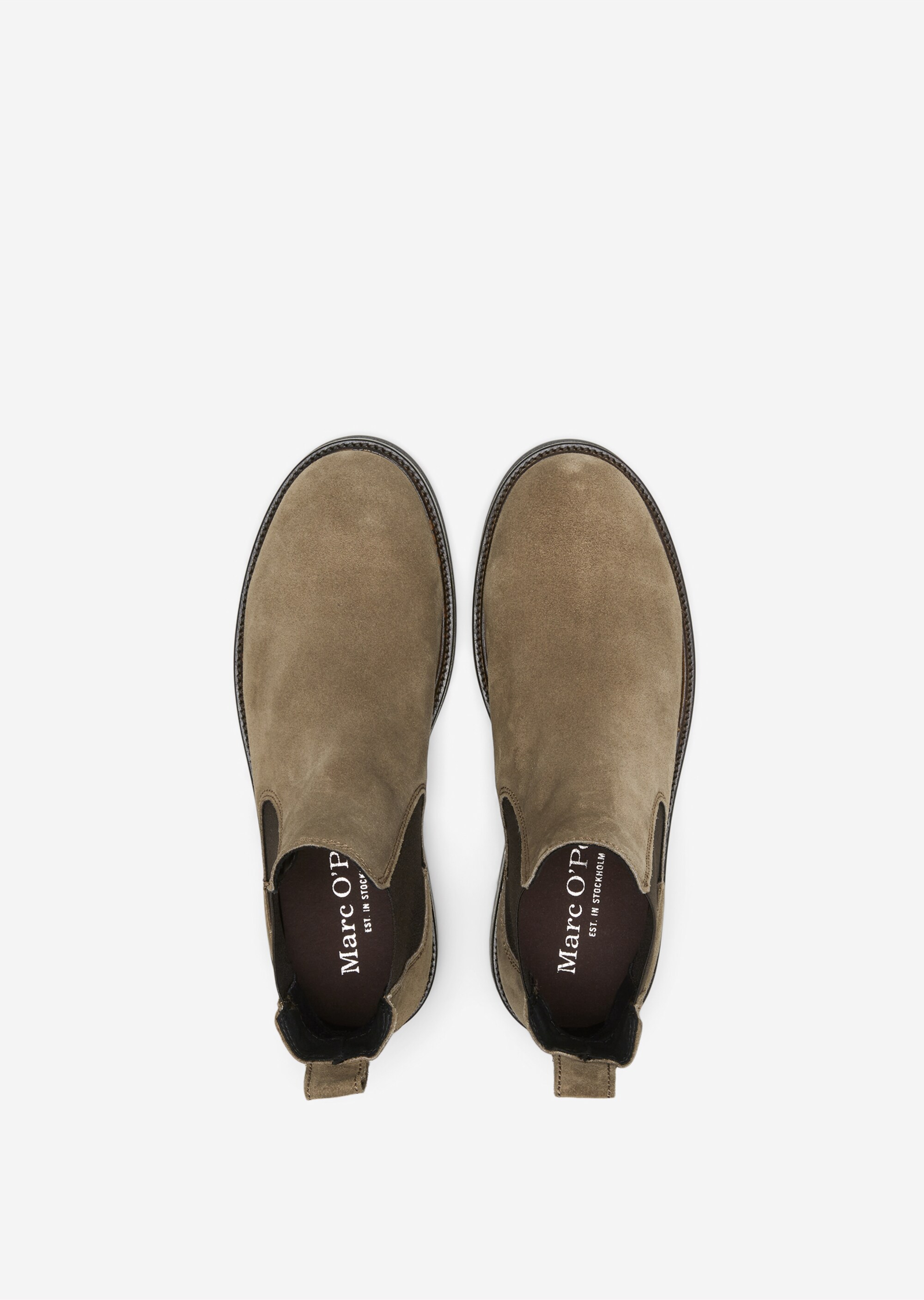 Chelsea-Boot aus edlem Velours-Rindleder