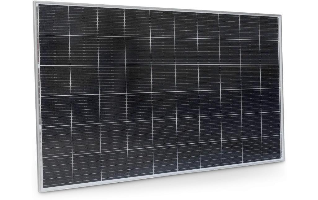 Solaranlage Balkonkraftwerk 600W, W-Halter<br>Plug & Play Balkonkraftwerk mit zwei Solarpanels und MI600v2 Wechselrichter