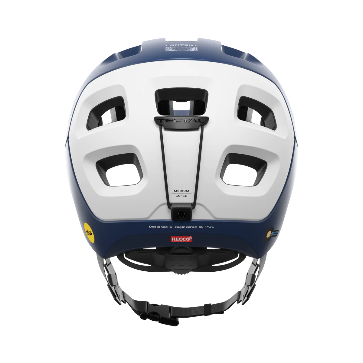 POC Tectal Race MIPS Lead Blue/Hydrogen White Matt