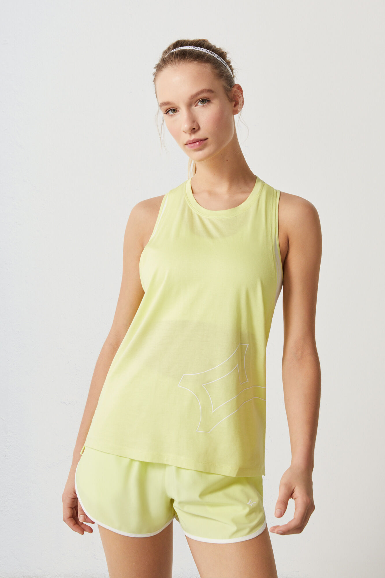 Regata LENZING™ TENCEL™, verde limão
