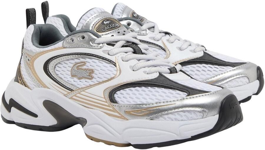 Lacoste Storm 2k Schoenen Wit Maat: 46 Mesh Synthetisch Foot Locker