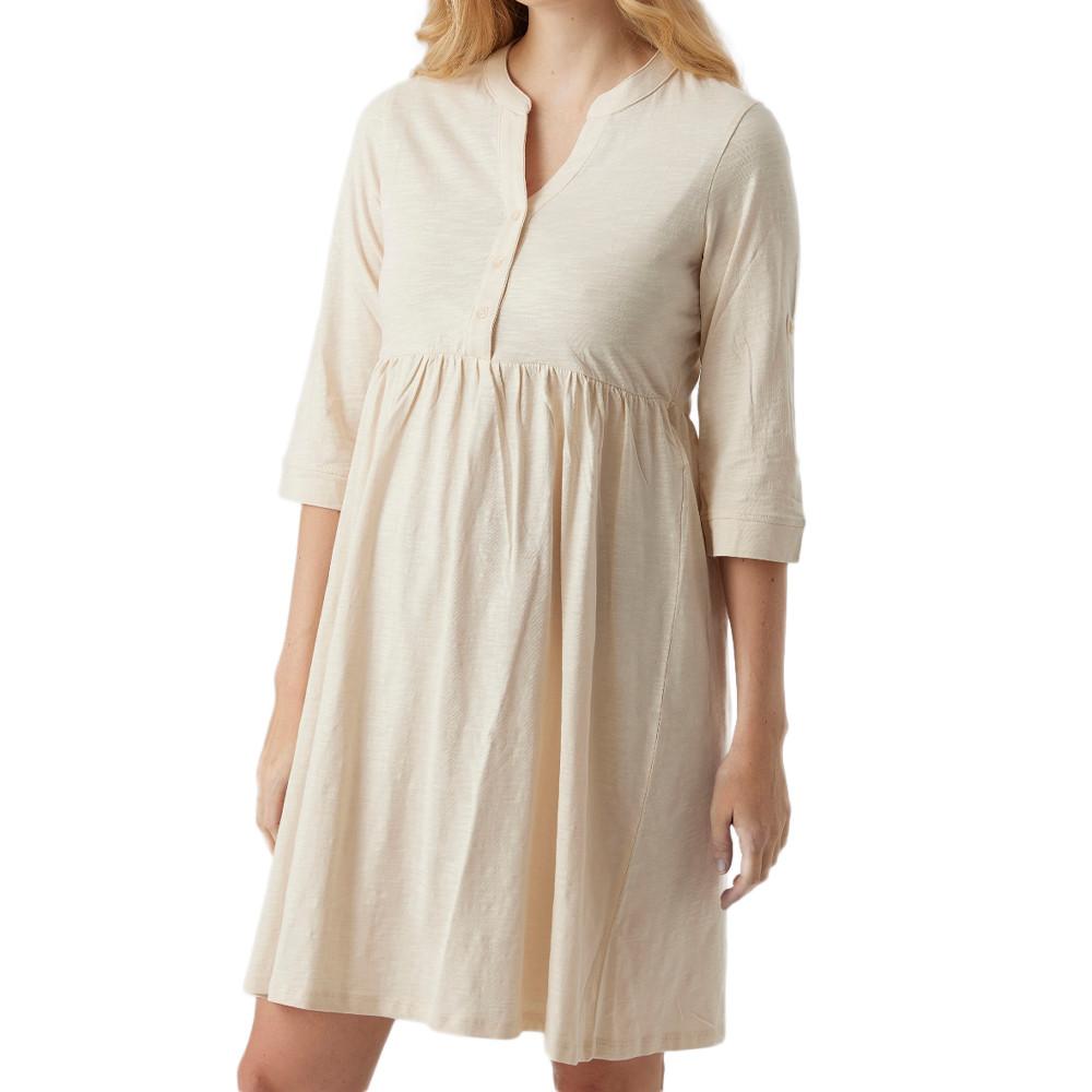 Mamalicious Robe Beige Femme Mamalicious Levi Lia