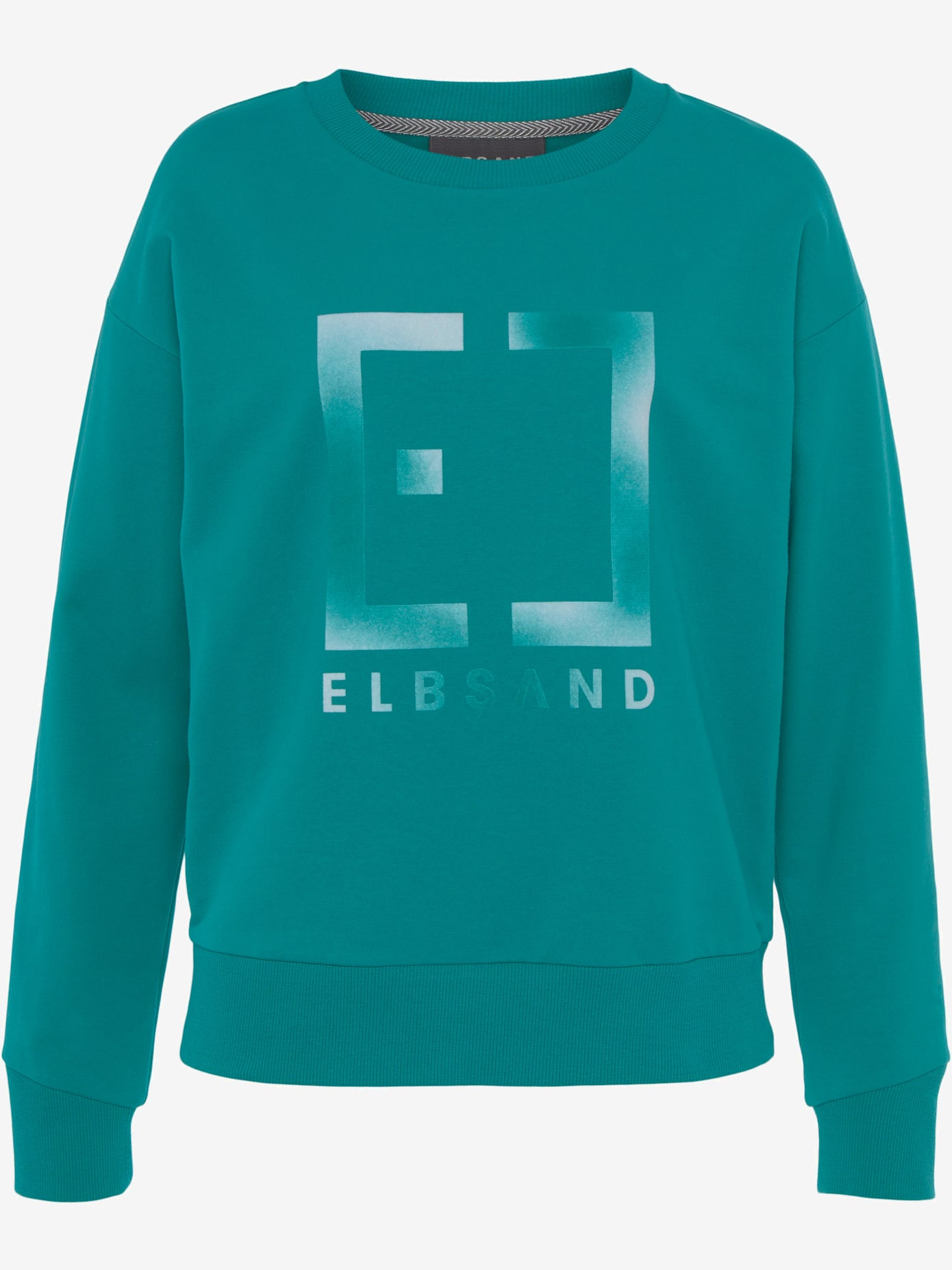 Sweat-shirt encolure ronde avec bords-côtes