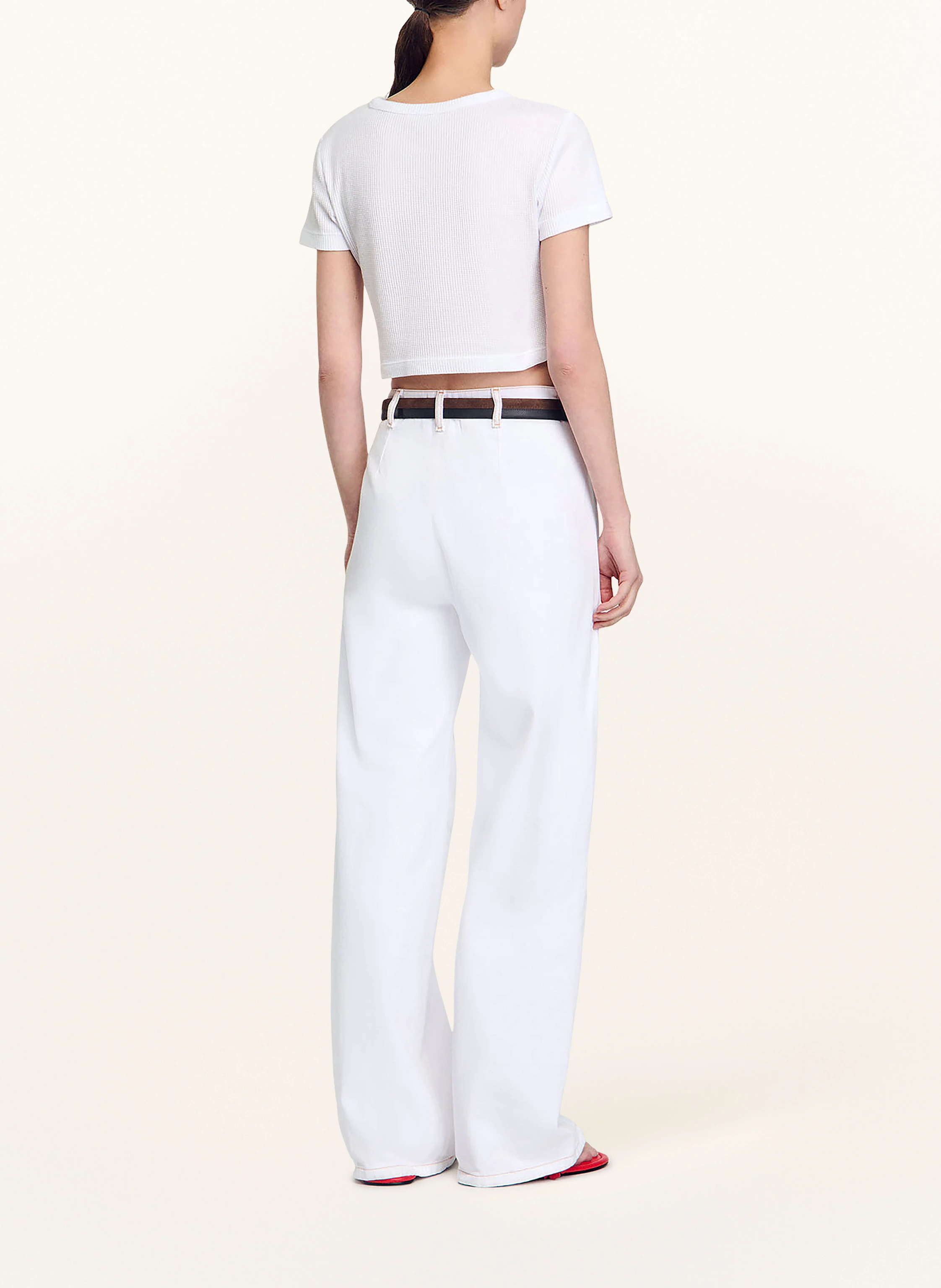 SANDRO Cropped-Shirt