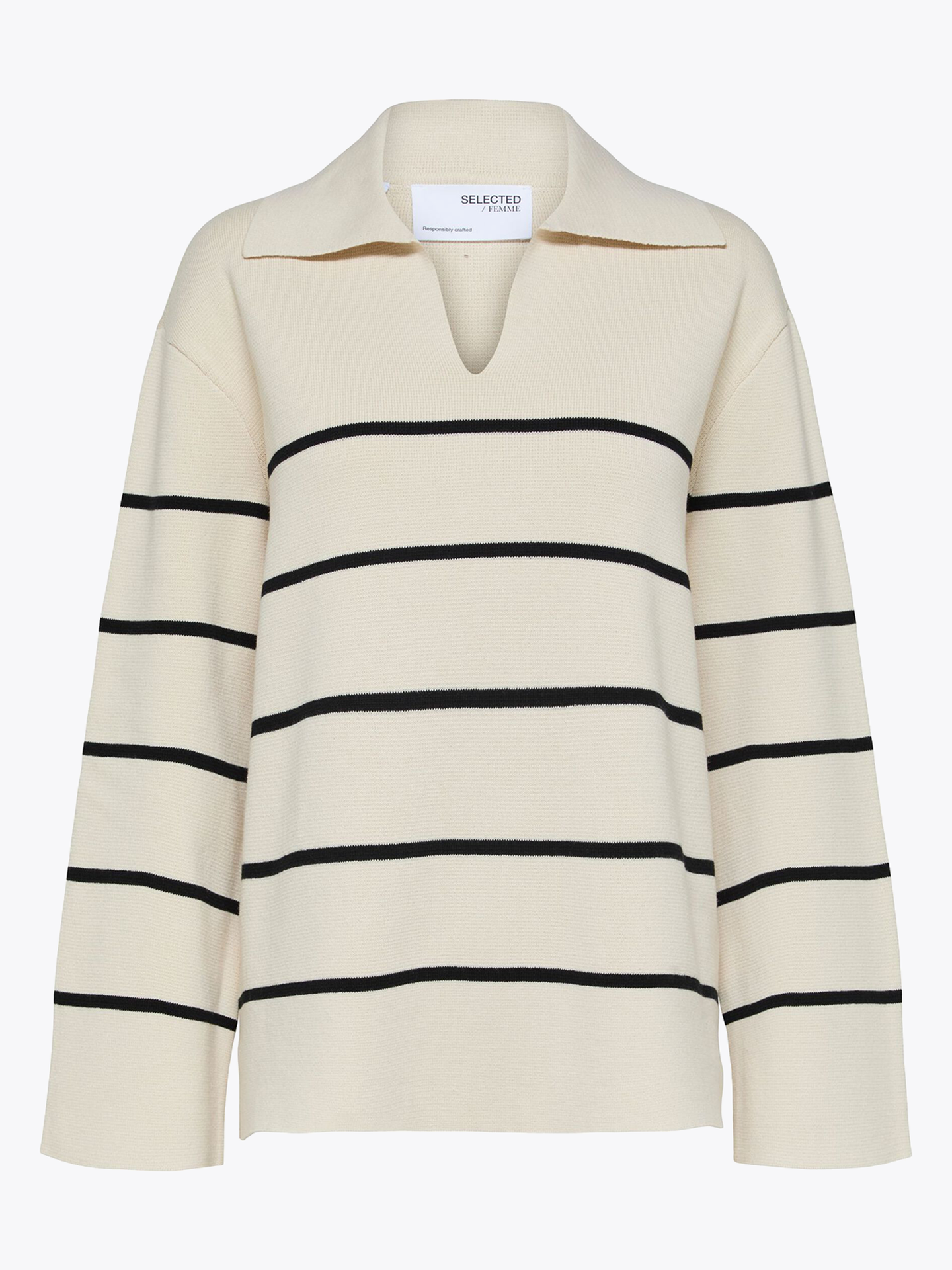 Liva Eja Long Sleeve Knit Collar