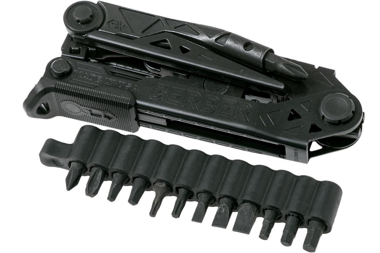 Gerber Center-Drive multitool zwart, nylon MOLLE-foedraal en bit set 30-001425