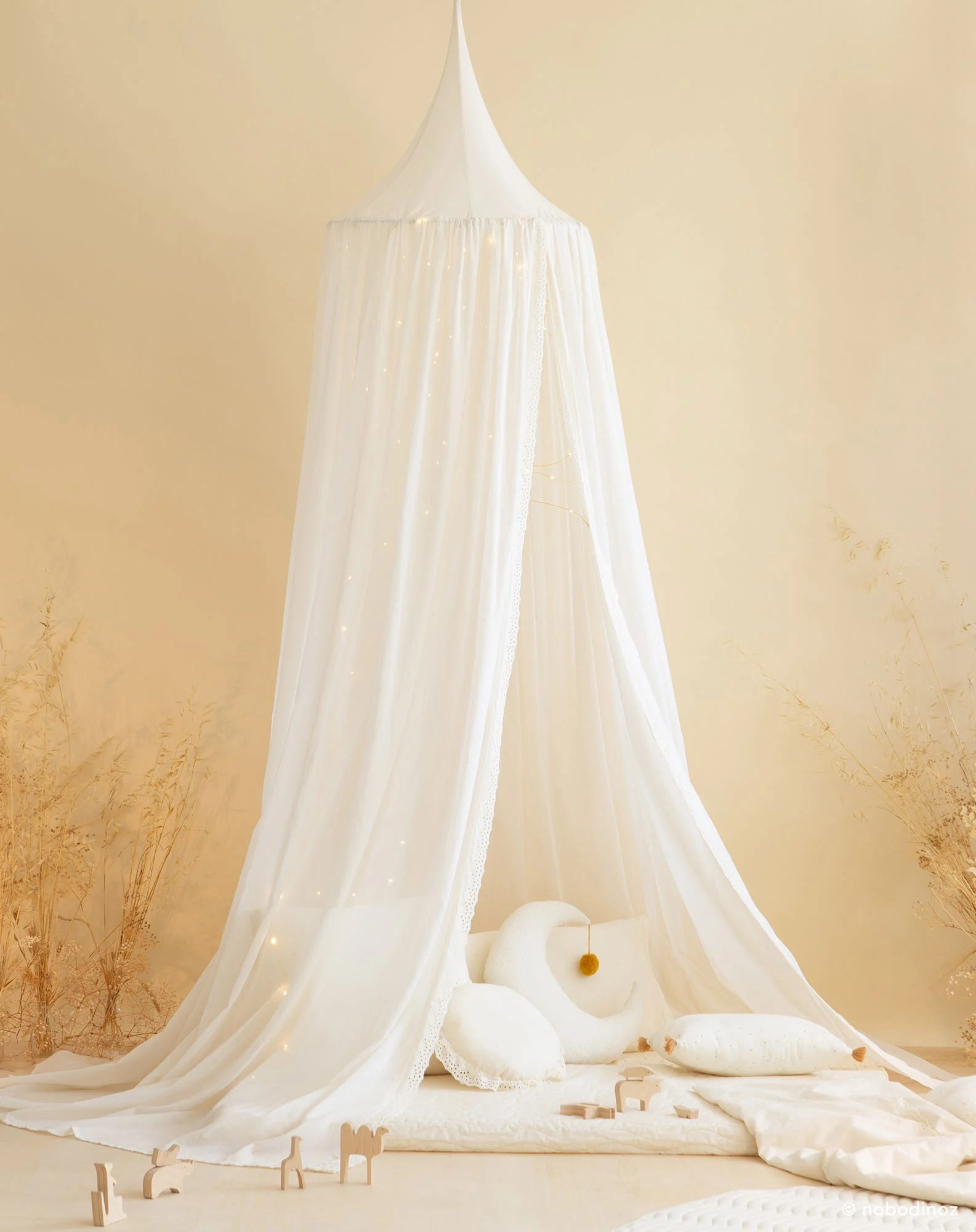Ciel de lit vera eyelet lace | Blanc