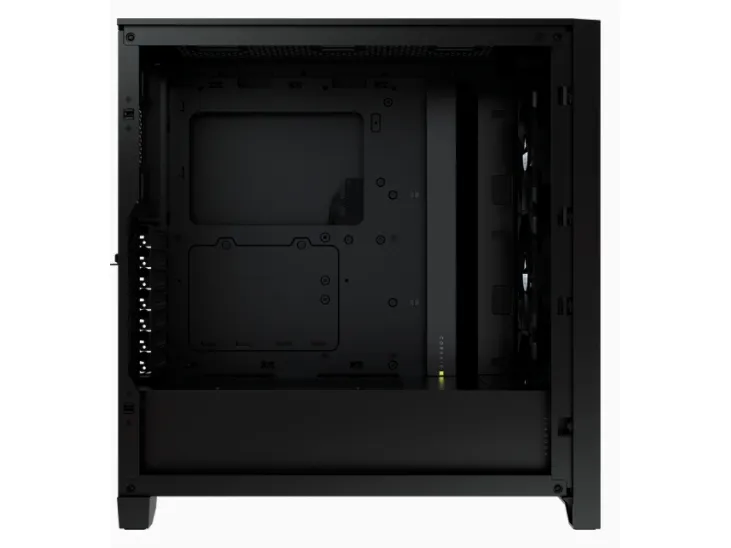 CORSAIR | iCUE 4000X RGB – Miditower - ATX - ingen strømforsyning - Sort - USB/Lyd