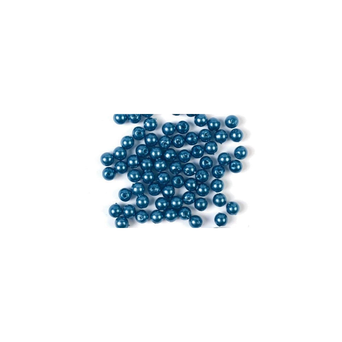 Plastpärlor 4mm 500g, Blå