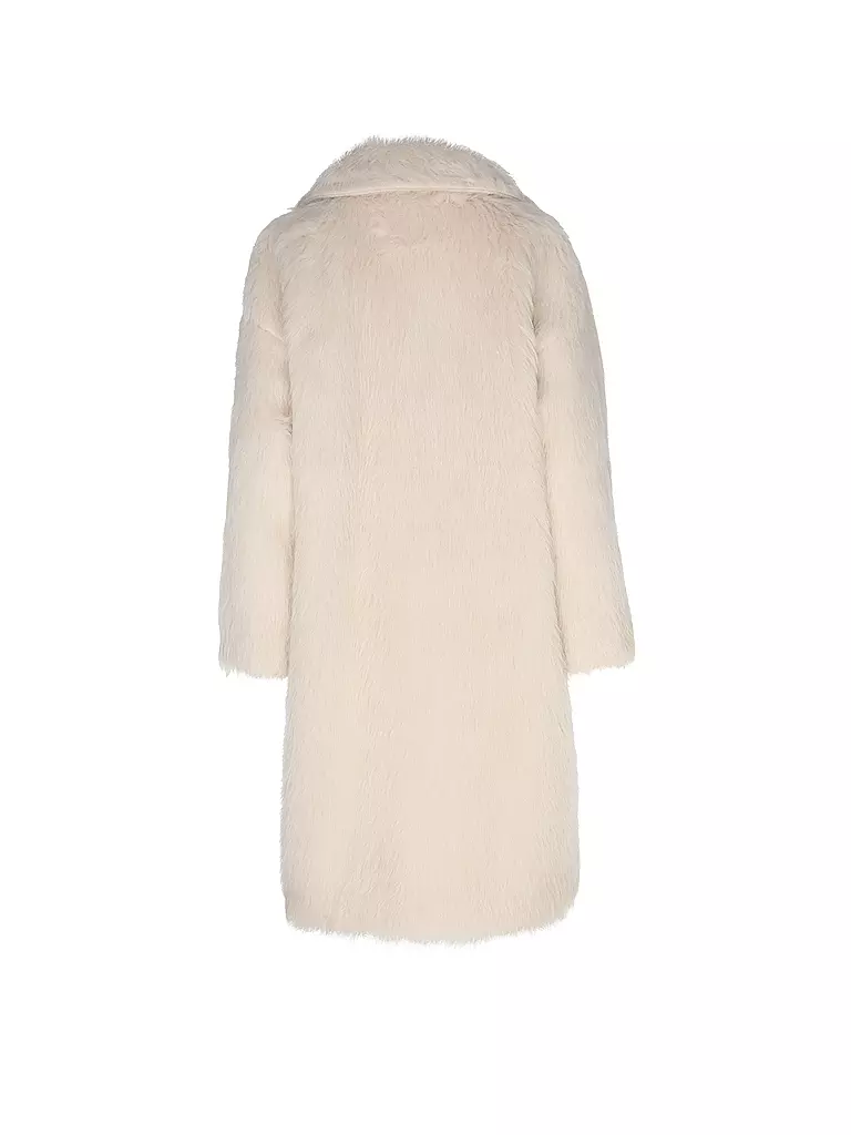WEEKEND MAX MARA Mantel in Felloptik CANTONE beige