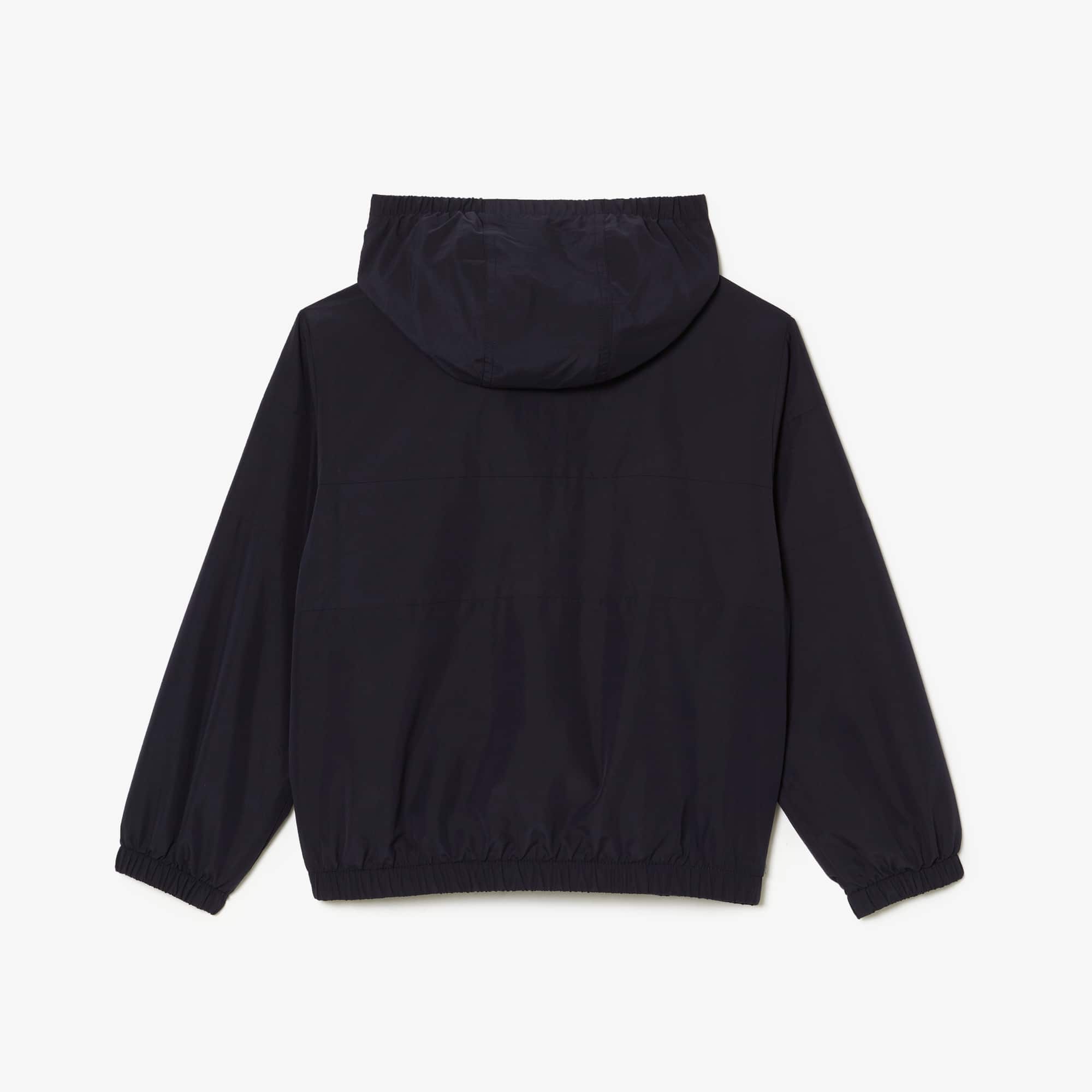 Veste zippée à capuche enfant Lacoste en polyester recyclé Manteaux & Blousons - Bleu - Lacoste - Enfant