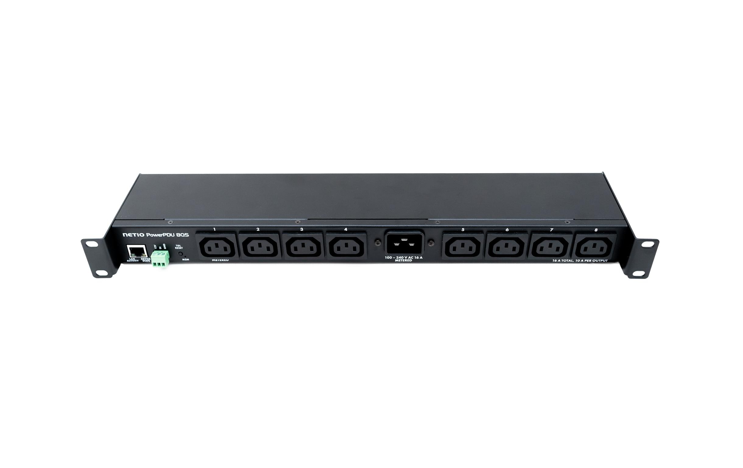 PowerPDU 8QS<br>LAN-gesteuerter und messbarer Stromverteiler mit 8 Ausgängen