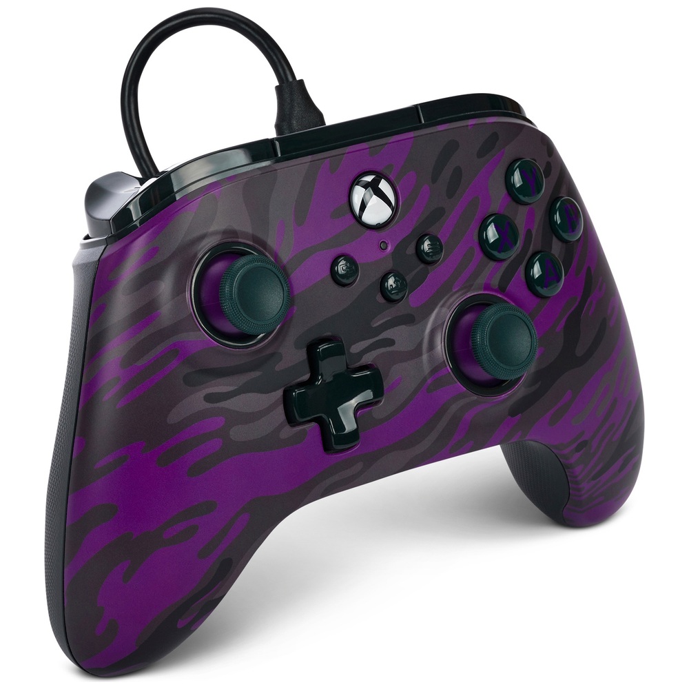 PowerA Advantage Kabelgebundener Controller für Xbox Series X|S – Lila Tarnmuster