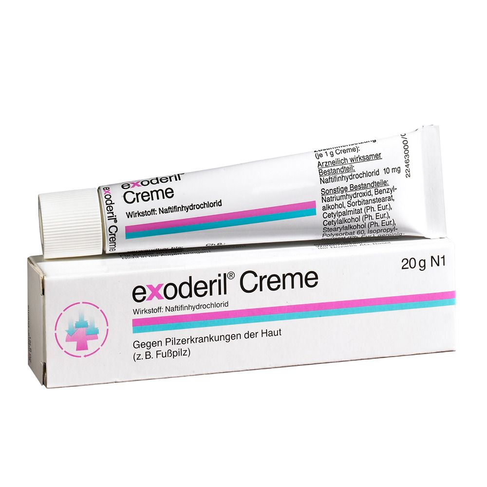 exoderil Creme die Rettung bei Pilzinfektionen der Haut