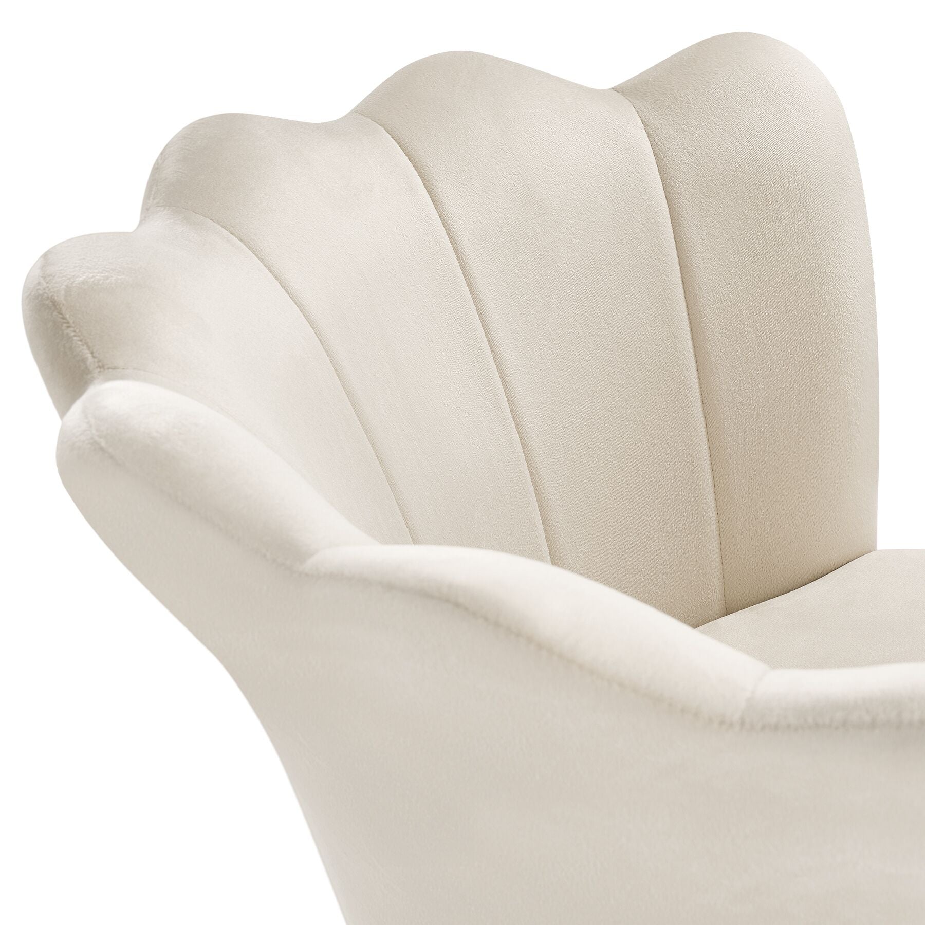 tectakeÂ® Bureaustoel Stella fluweel, gestoffeerd, dubbele wielen