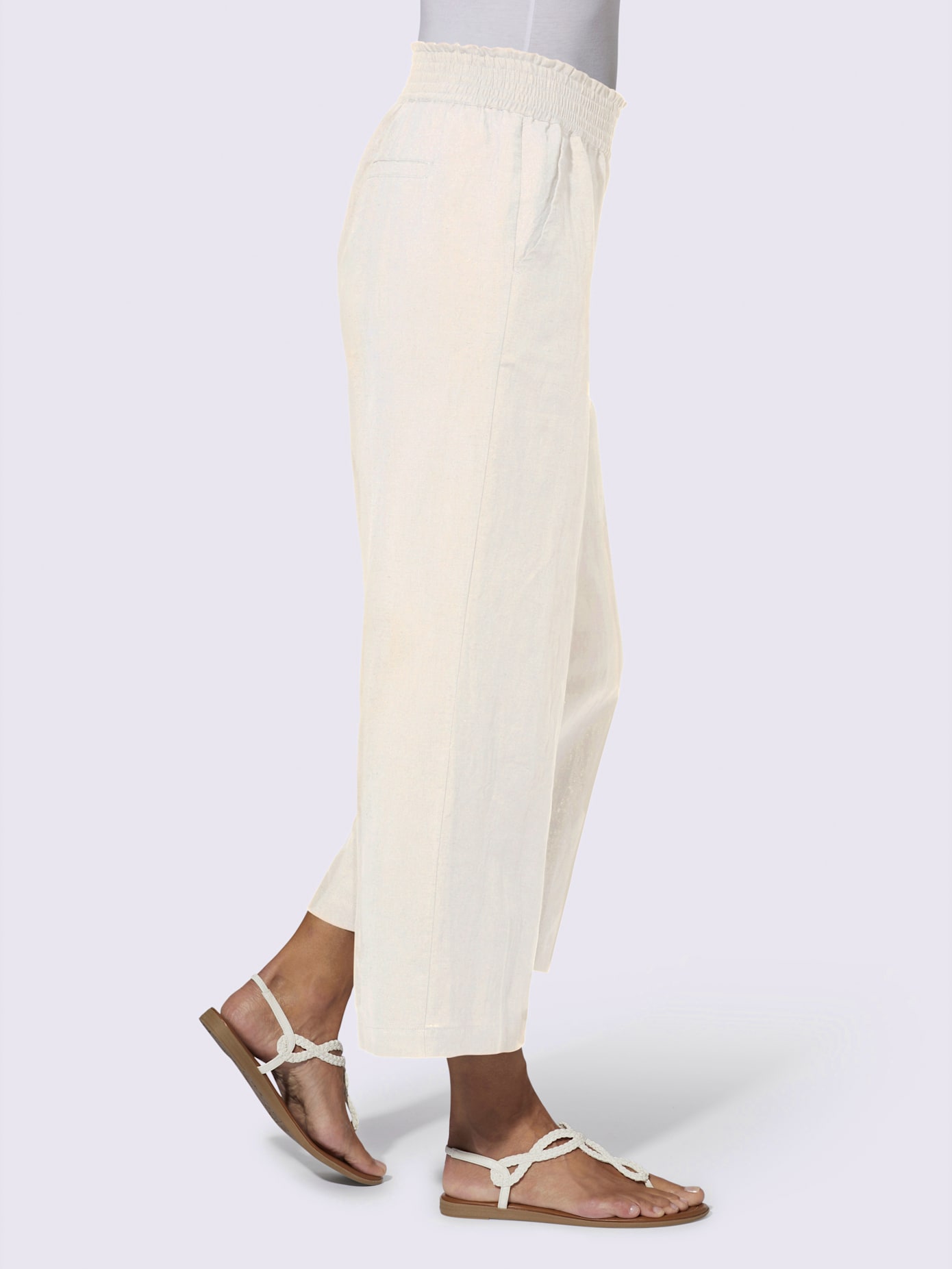 Jupe culotte 55% lin