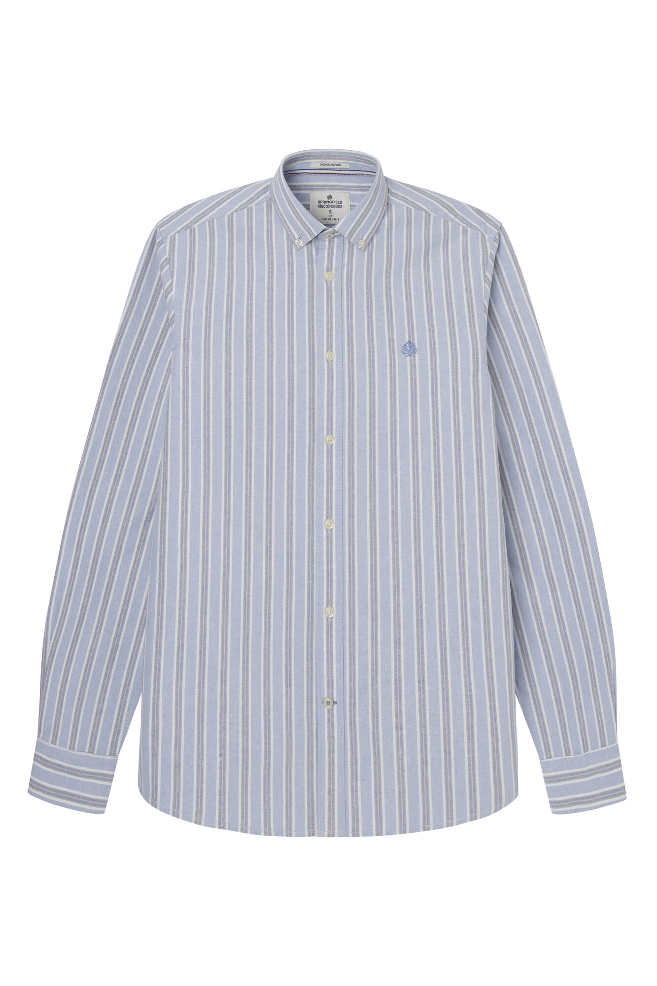 camisa polo oxford listrada
