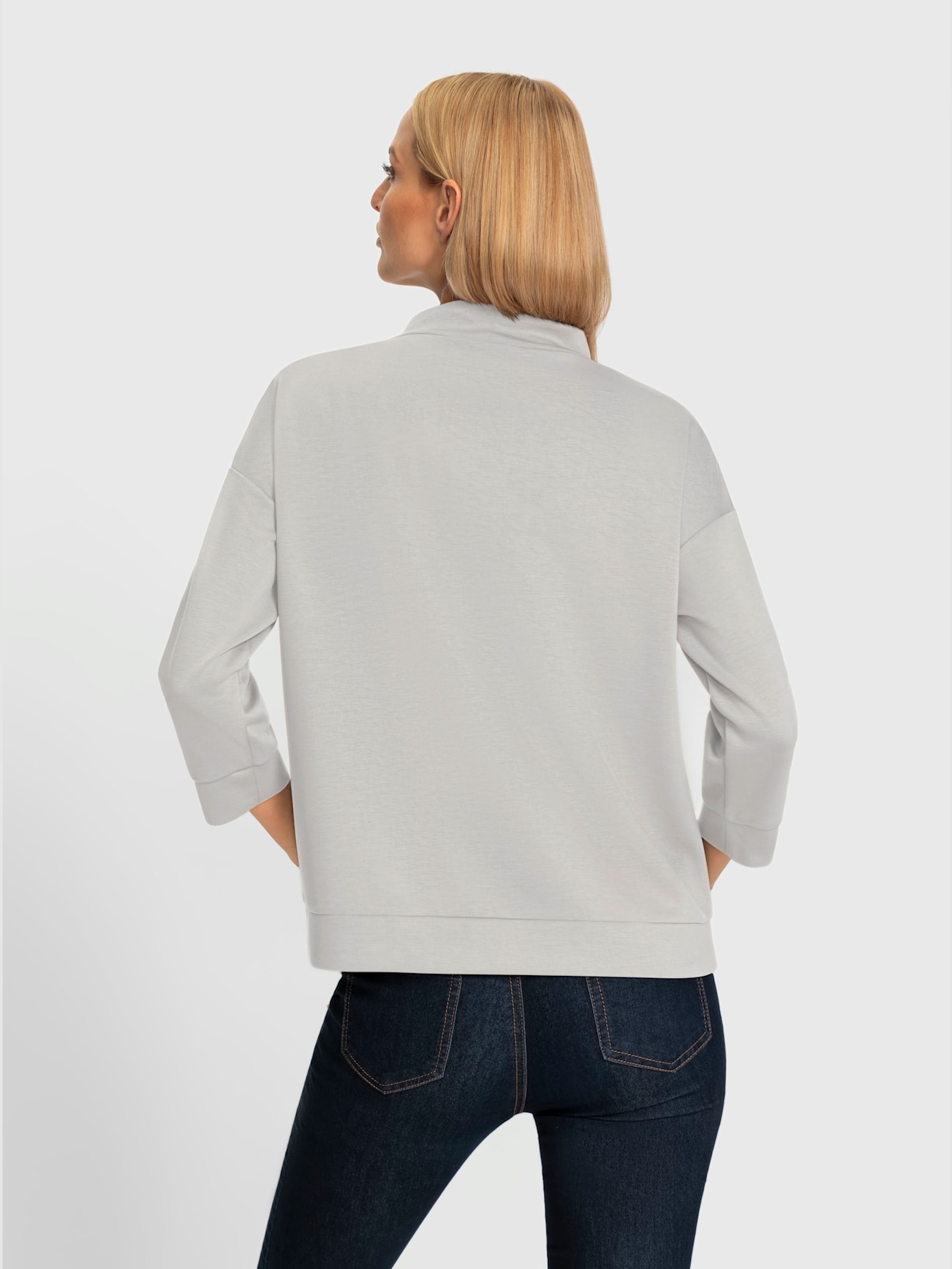 Sweat-shirt mancherons tendance