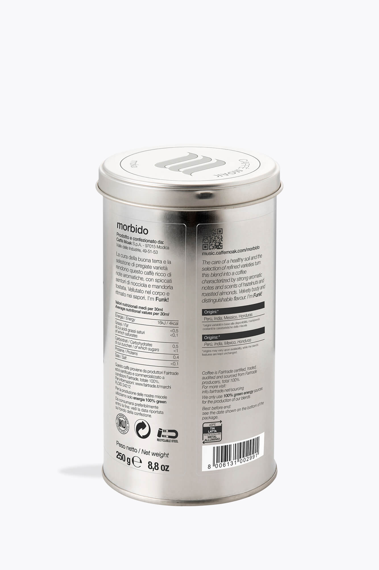 Caffè Moak Morbido Funk Bio 250g Dose