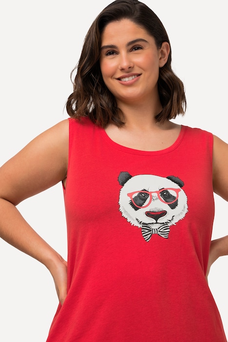 Longtop, Panda, Rundhals, ärmellos
