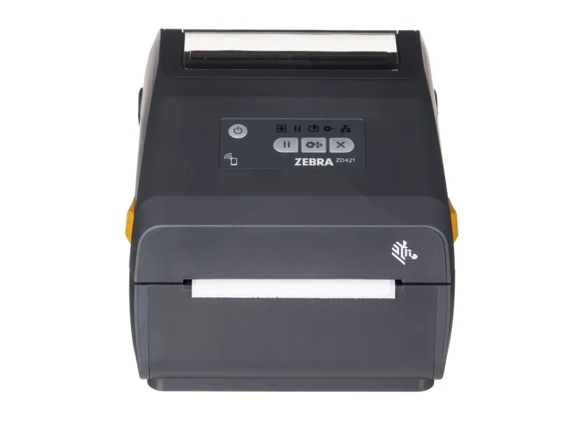 Zebra ZD421t - Etiketprinter - termo transfer - Rulle (11,2 cm) - 203 dpi - op til 152 mm/sek. - USB 2.0, USB vært - grå