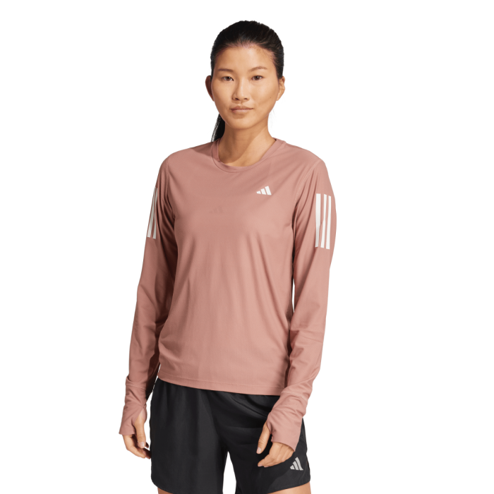 adidas Dame Trøjer Own The Run Long-sleeve Pink