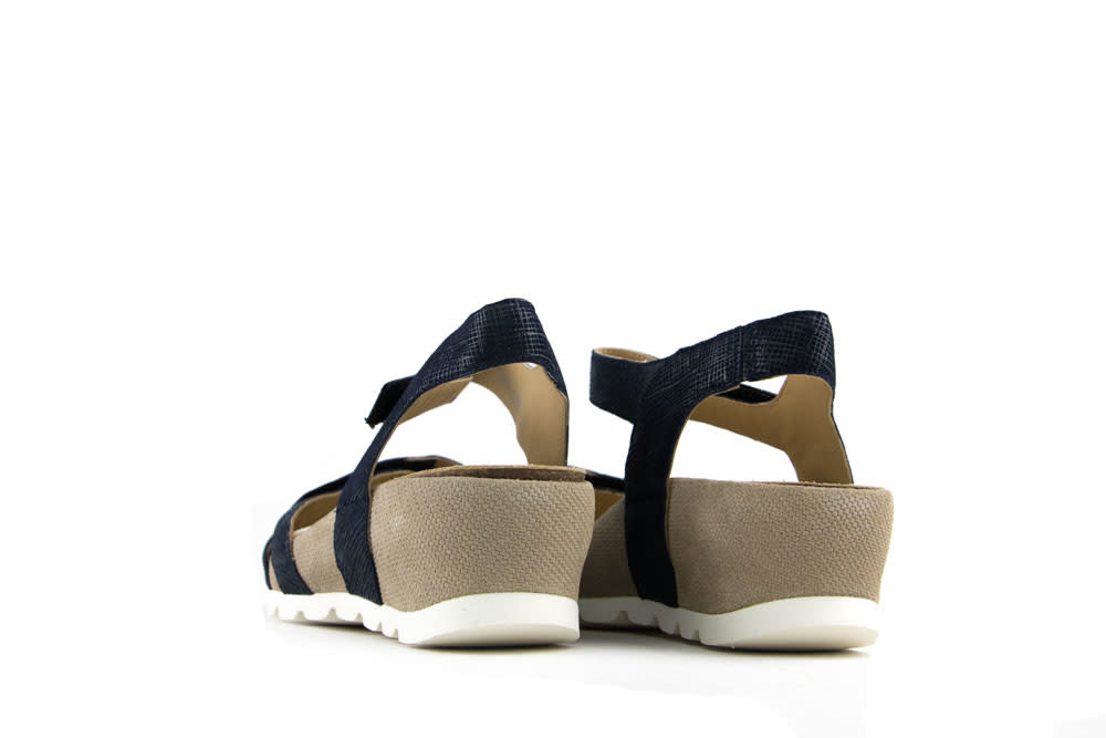 Sandaal Donkerblauw Zand H-leest