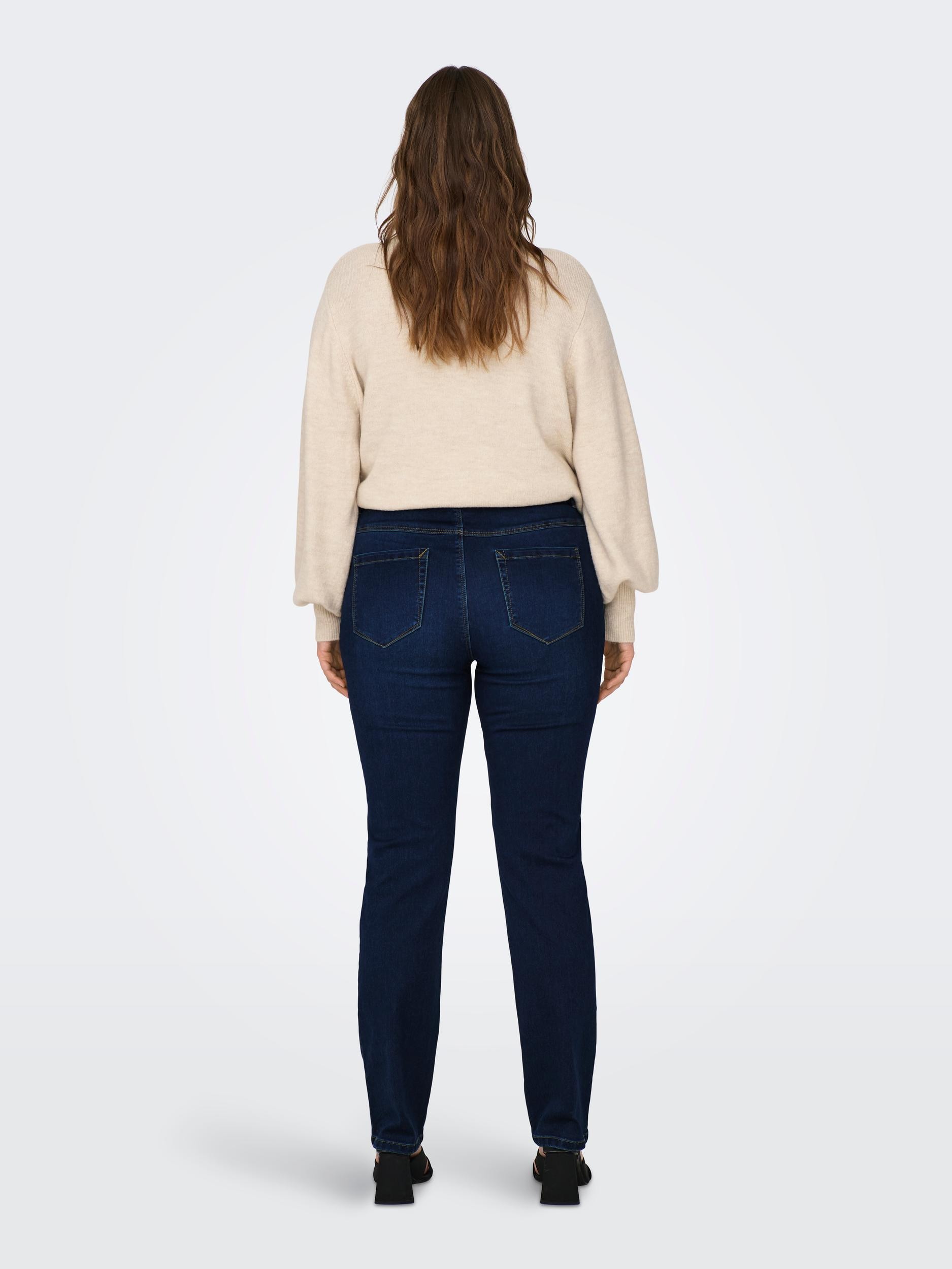 ONLY CARMAKOMA High-waist-Jeans »CARAUGUSTA HW STRAIGHT DNM BJ61-2 NOOS«