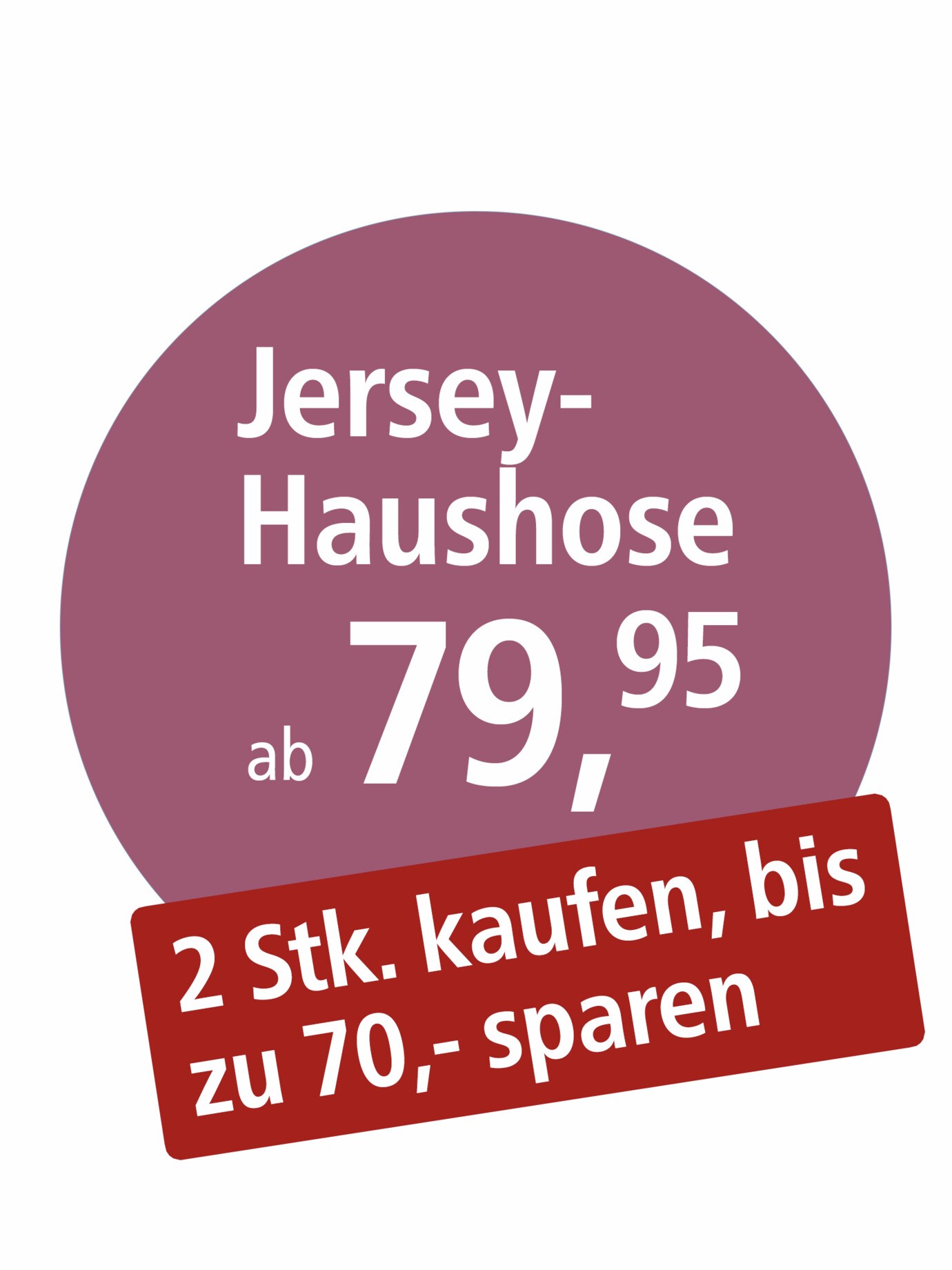 Damen-Jersey-Haushose