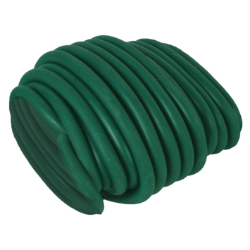 Talen tools rubberband metalen kern groen 6 mm 5 m