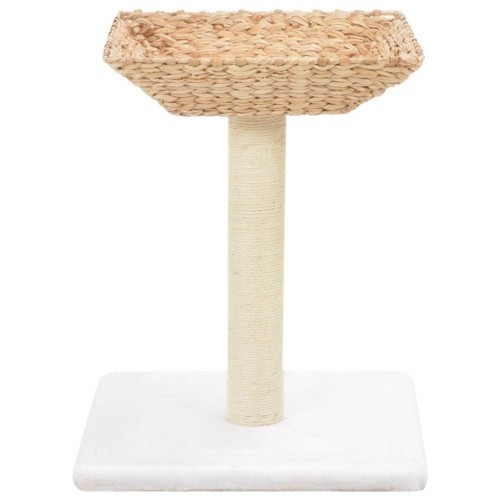 Arranhador para gatos com caminha integrada, marrom