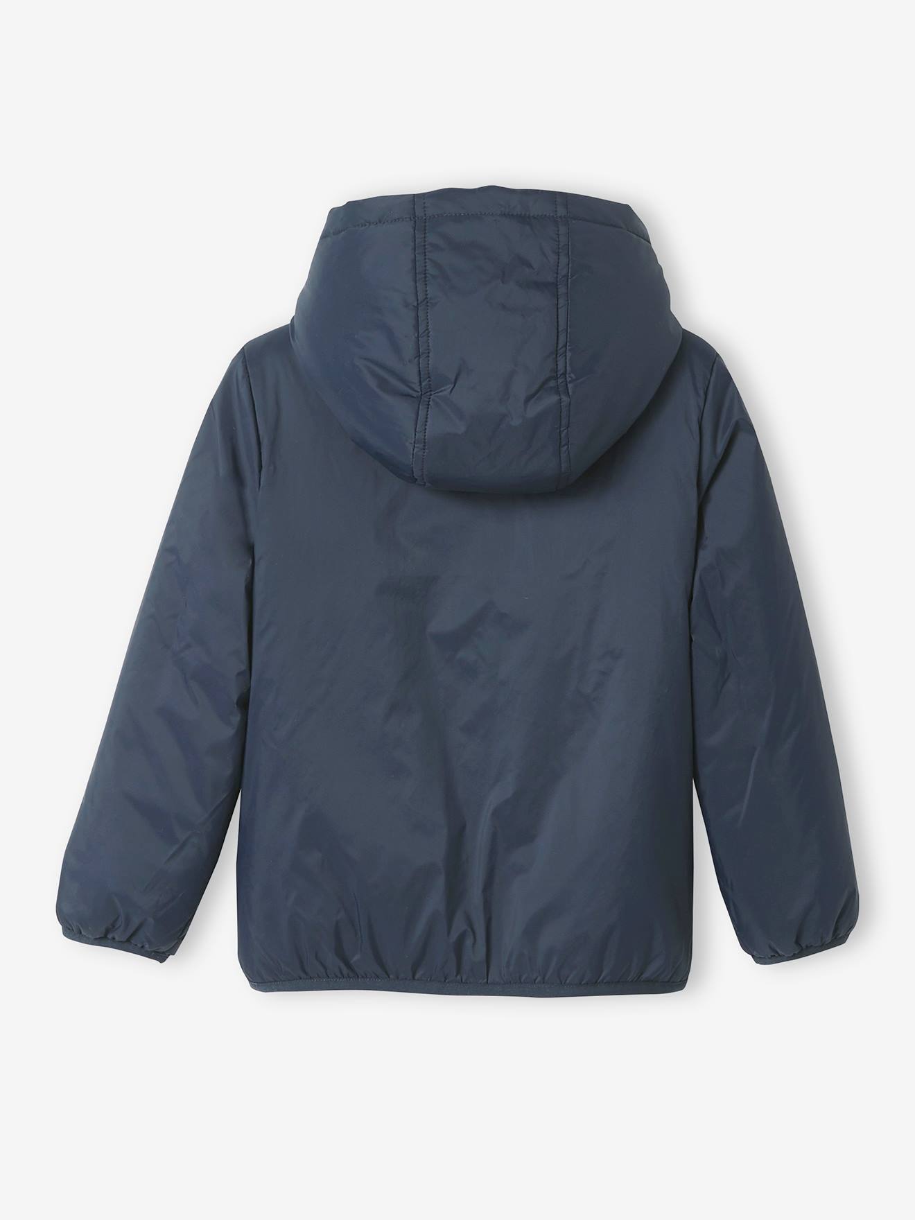 Parka 3 em 1 com jaqueta removível, infantil, azul escuro
