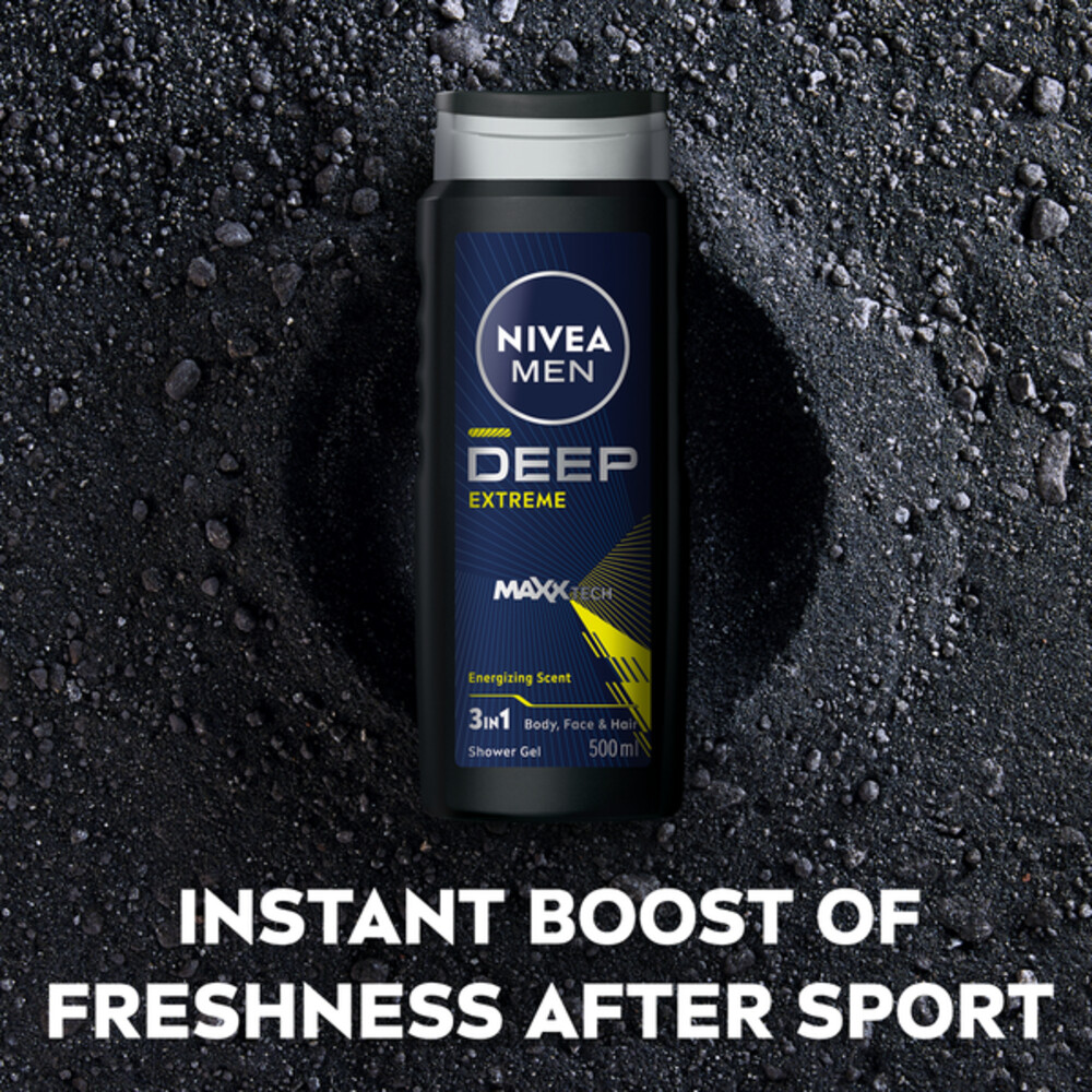 6x Nivea Men Douchegel Deep Sport500 ml