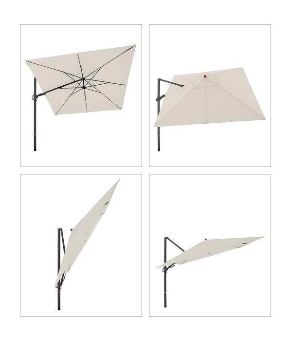 Doppler Ampelschirm myZone AX, quadratisch,