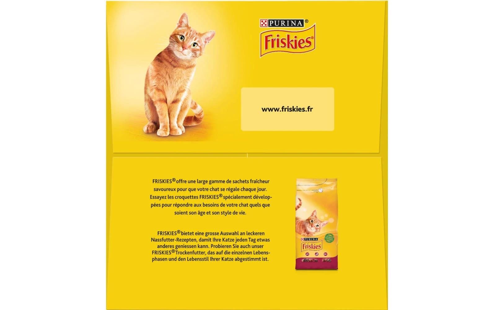 Nassfutter Adult Fleisch Fisch in Sauce 24 x 85 gAlleinfuttermittel für ausgewachsene Katzen